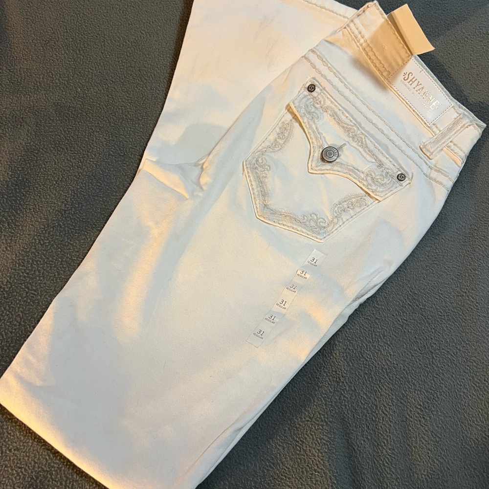 Shyanne White Jeans